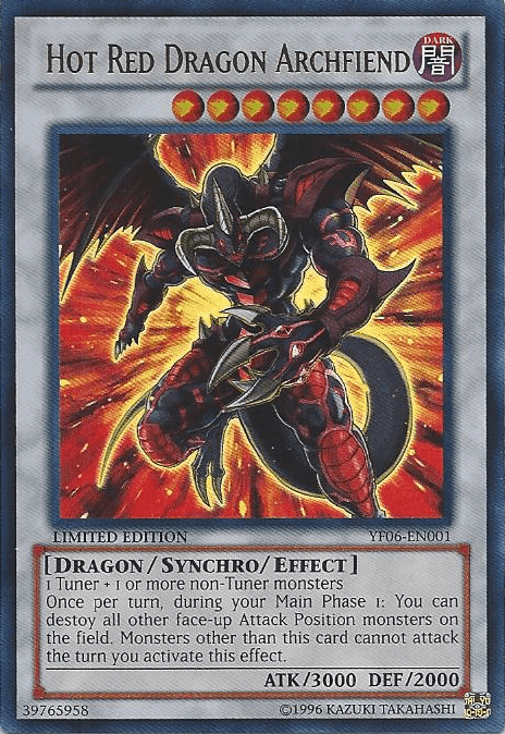 Hot Red Dragon Archfiend [YF06-EN001] Ultra Rare (ONLINE ORDER ONLY)