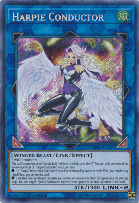 Harpie Conductor [BLHR-EN047] Secret Rare (ONLINE ORDER ONLY)