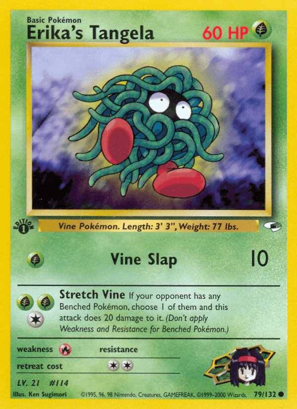 Erika's Tangela (79/132) [Gym Heroes 1st Edition] (Online Only)