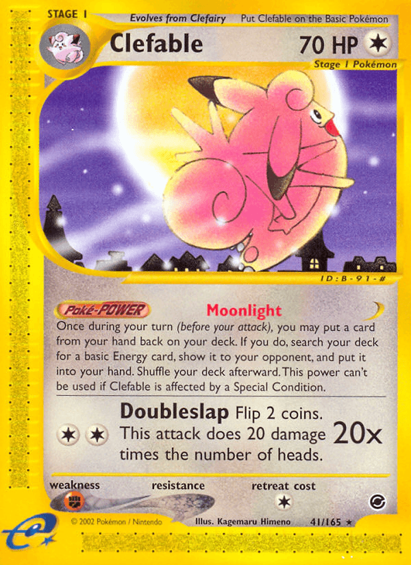 Clefable (41/165) [Expedition: Base Set] (Online Only)