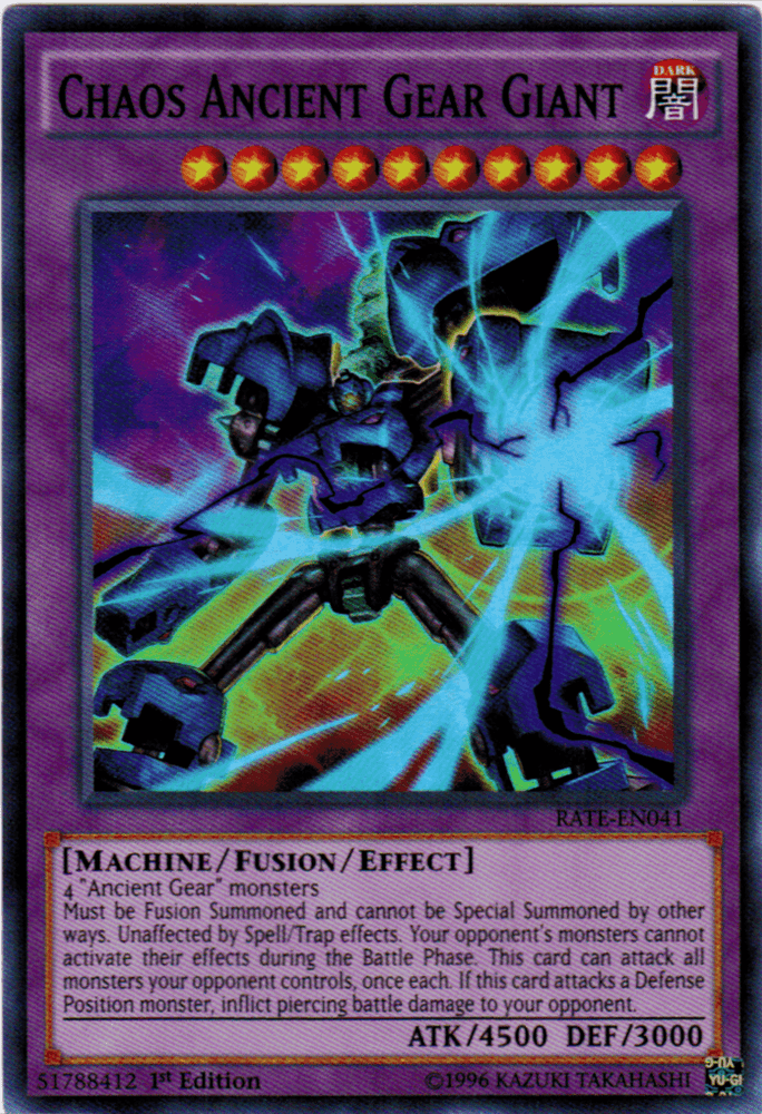 Chaos Ancient Gear Giant [RATE-EN041] Super Rare (ONLINE ORDER ONLY)