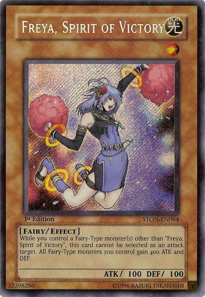 Freya, Spirit of Victory [STON-EN064] Secret Rare (ONLINE ORDER ONLY)