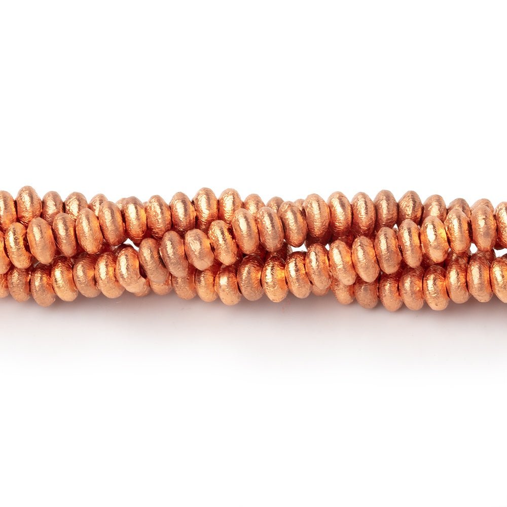 4mm Brushed Disc Beads (ONLINE ORDER ONLY)