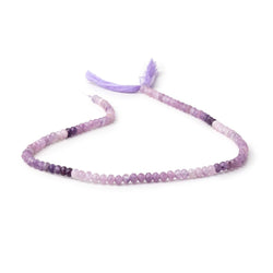 4mm Cape Amethyst Micro Faceted Rondelle Beads 12.5 inch 102 pieces (ONLINE ORDER ONLY)