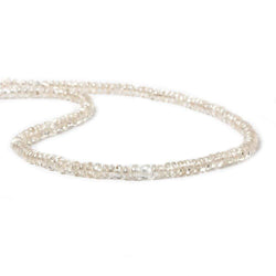 4mm Champagne Zircon Plain Rondelle 14 inch 158 pieces (ONLINE ORDER ONLY)