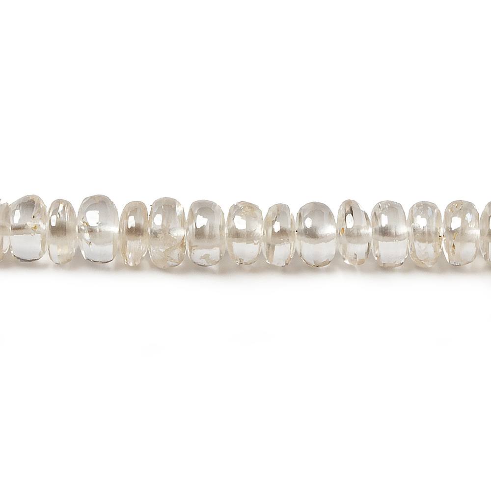 4mm Champagne Zircon Plain Rondelle 14 inch 158 pieces (ONLINE ORDER ONLY)