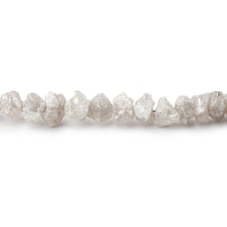 4mm Grey Diamond Crystal Nugget Beads 16 inch 142 pieces (ONLINE ORDER ONLY)