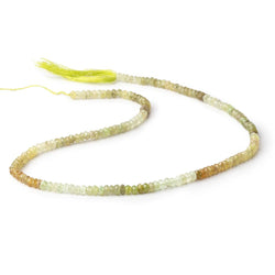 4mm Grossular Garnet Faceted Rondelles 14.5 inch 139 Beads (ONLINE ORDER ONLY)