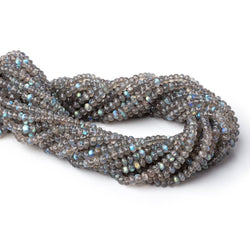4mm Labradorite Micro Faceted Rondelle Beads 13.5 inch 114 pieces AAA (ONLINE ORDER ONLY)