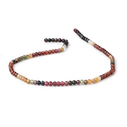 4mm Multi Color Spinel Micro Faceted Rondelle Beads 12.5 inch 98 pieces (ONLINE ORDER ONLY)
