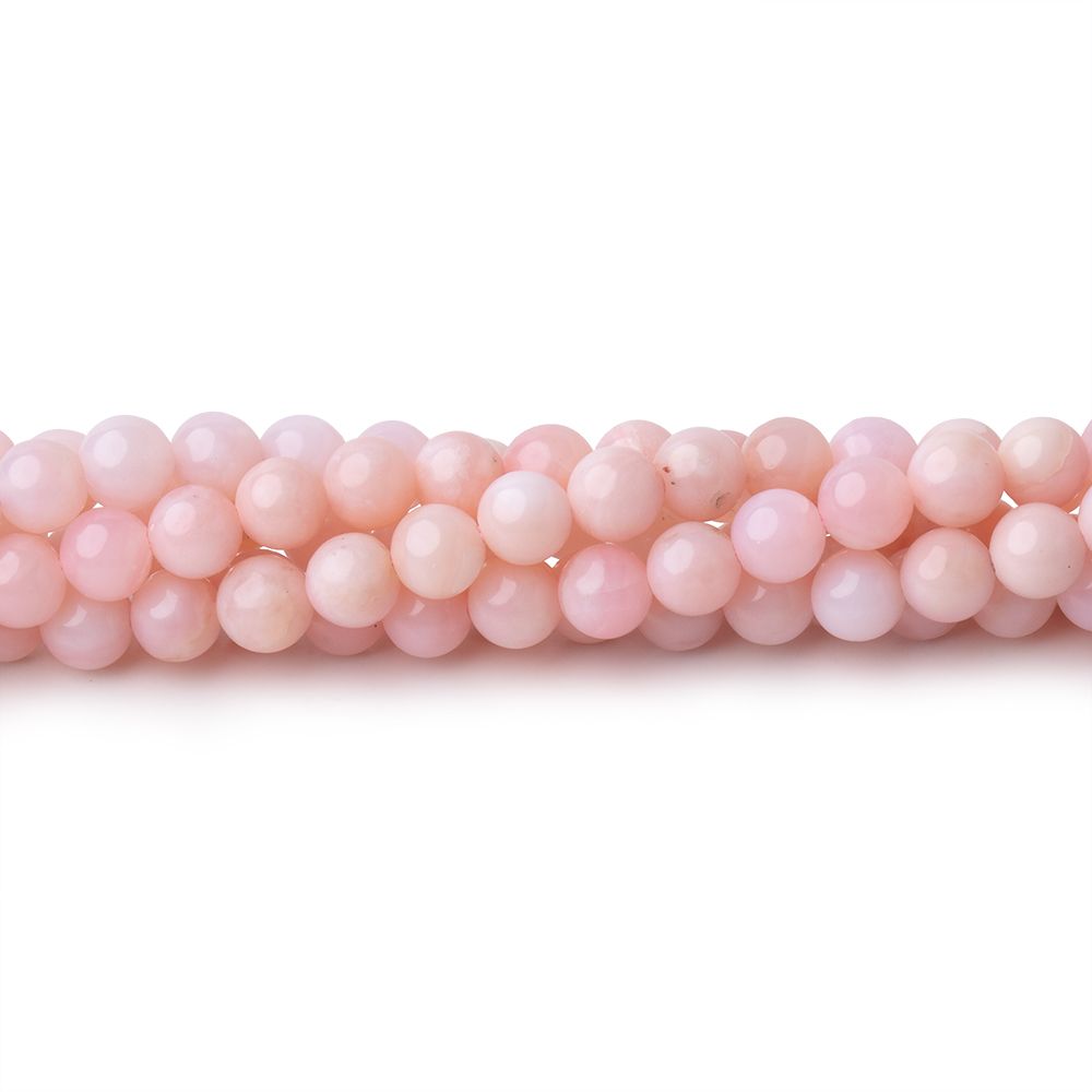 4mm Pink Peruvian Opal Plain Round Beads 16 inch 100 pieces (ONLINE ORDER ONLY)