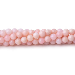 4mm Pink Peruvian Opal Plain Round Beads 16 inch 100 pieces (ONLINE ORDER ONLY)