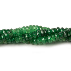 4mm Tsavorite Garnet faceted rondelles 16 inch 145 beads (ONLINE ORDER ONLY)