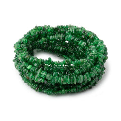 4x2-6x3mm Tsavorite Garnet Polished Chip Beads 18 inch 266 pieces (ONLINE ORDER ONLY)
