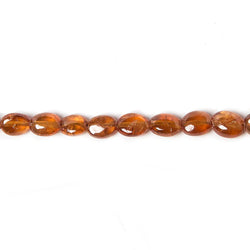 4x3-5x4mm Mandarin Garnet Straight Drill Plain Oval 14.5 inch 95 pieces (ONLINE ORDER ONLY)
