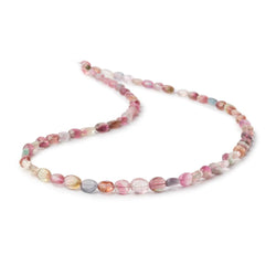 4x3-6x4mm Multi Color Tourmaline Plain Oval Beads 16 inch 67 pieces AA (ONLINE ORDER ONLY)