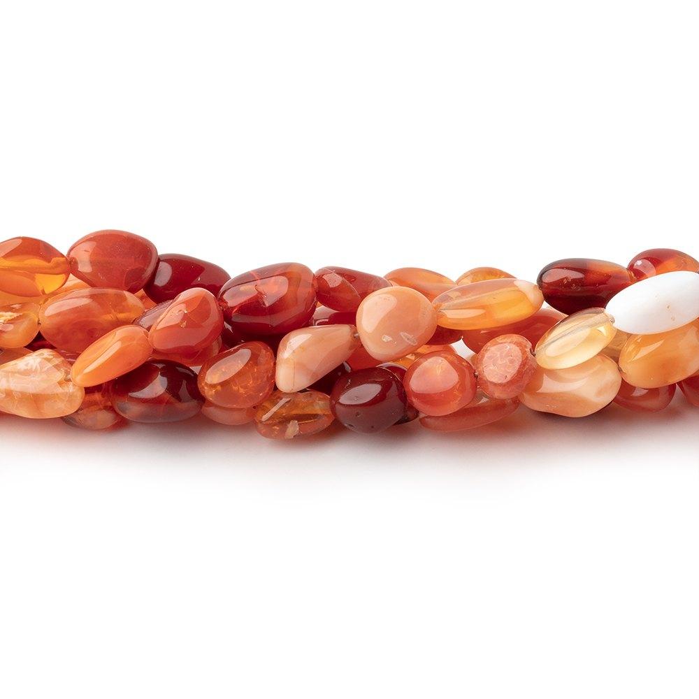 4x3-8x6mm Multi Color Fire Opal Plain Nugget Beads 18 inch 80 pieces A (ONLINE ORDER ONLY)