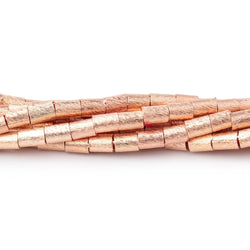 4x3mm Brushed Tube Beads 8 inch 48 pieces (ONLINE ORDER ONLY)