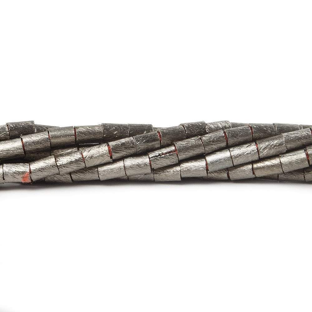 4x3mm Brushed Tube Beads 8 inch 48 pieces (ONLINE ORDER ONLY)