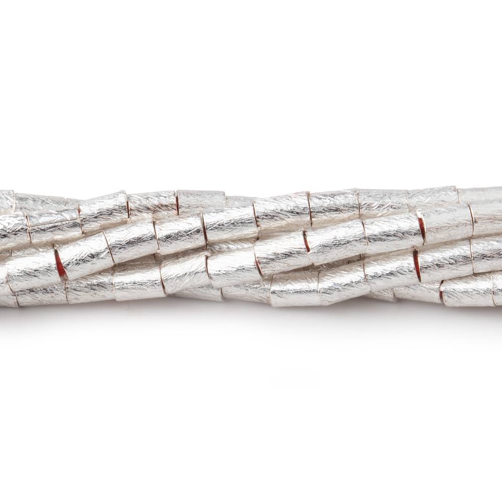 4x3mm Brushed Tube Beads 8 inch 48 pieces (ONLINE ORDER ONLY)