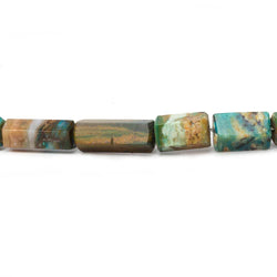 4x5-6x19mm Blue Peruvian Opal plain hexagonal beads 18 inch 46 pieces (ONLINE ORDER ONLY)