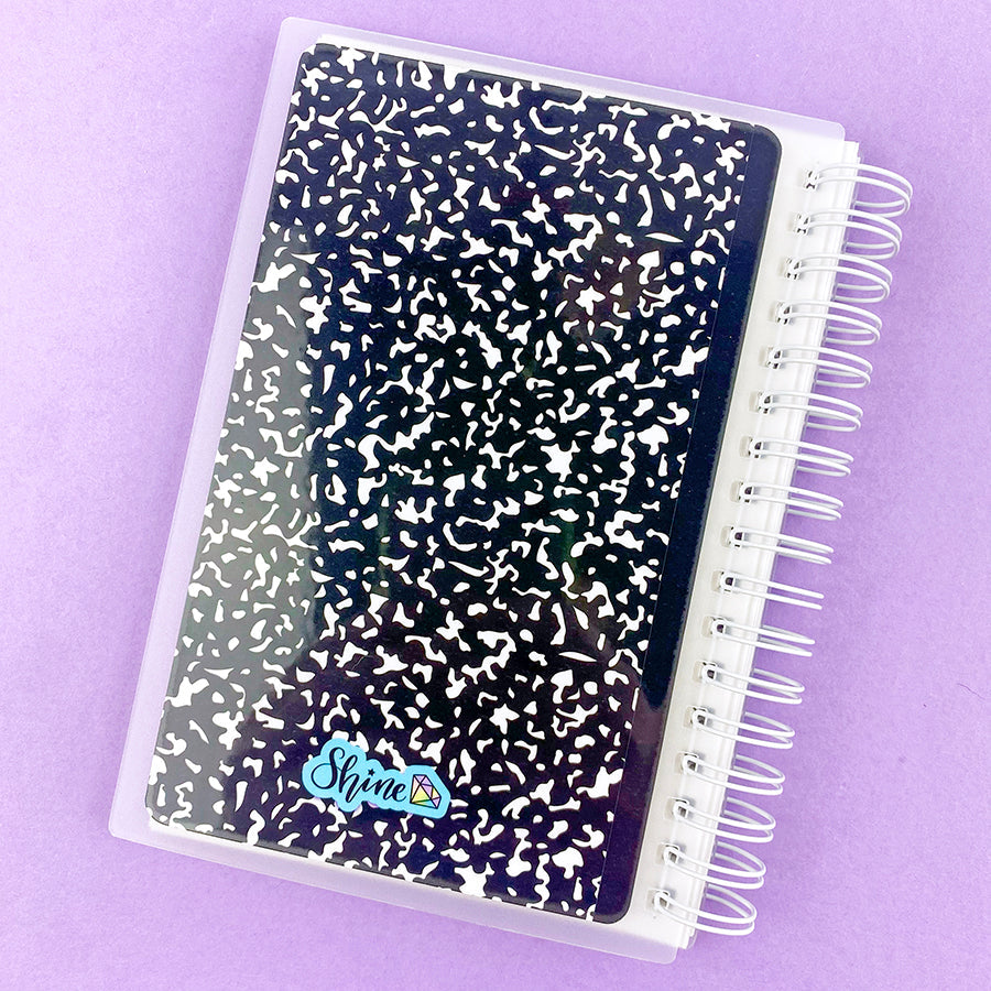 4x6 Composition Notebook Reusable Sticker Book (ONLINE ORDER ONLY)