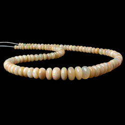 5-13.5mm Ethiopian Opal plain rondelle beads 20 inch 102 pieces AA (ONLINE ORDER ONLY)