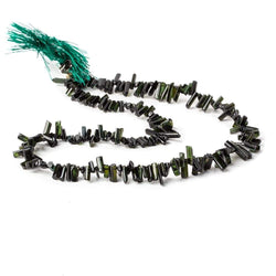 5-13mm Green Tourmaline Natural Crystal Top Drilled 180 pcs (ONLINE ORDER ONLY)