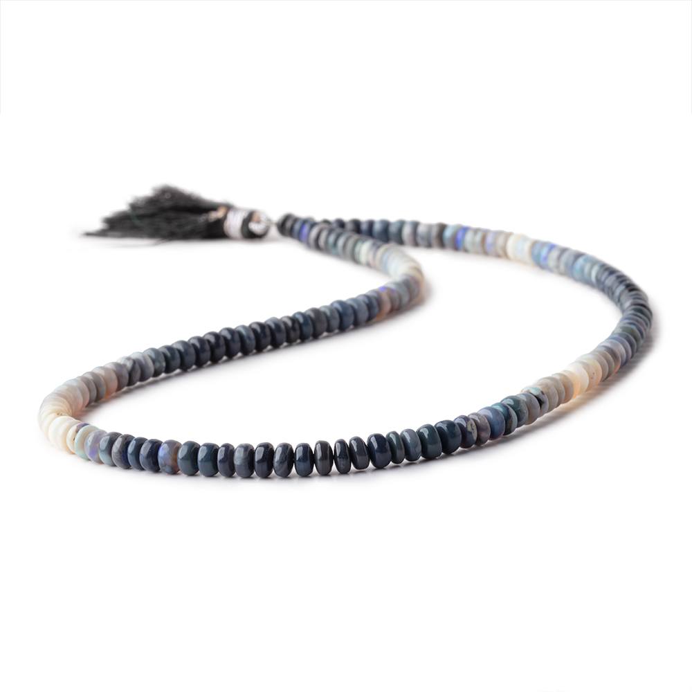 5-5.5mm Australian Opal Plain Rondelle Beads 16 inch 145 pieces AA (ONLINE ORDER ONLY)