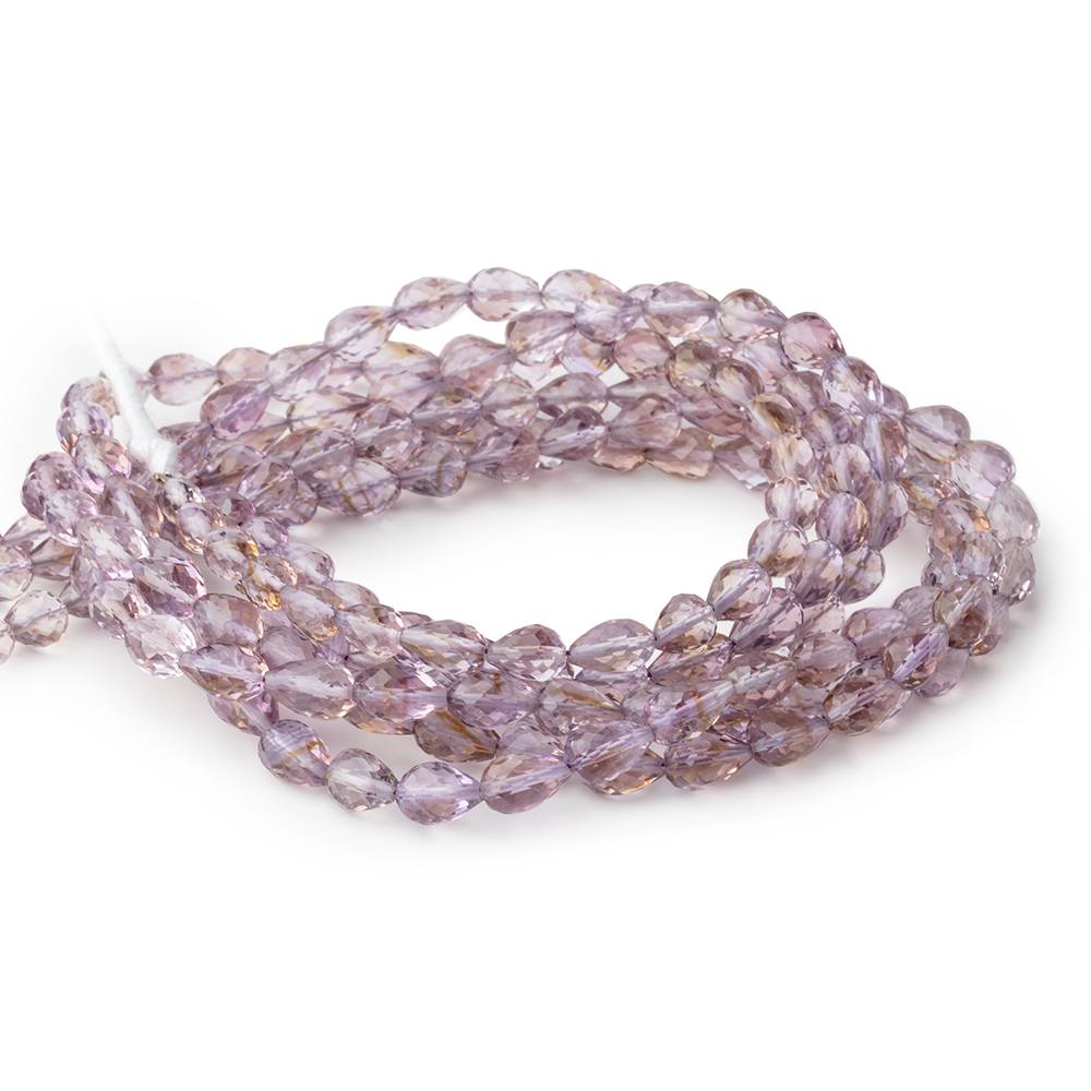 6x9 Amethyst Straight Drilled Faceted Tear Drop Beads 15.5 inch 44 pieces (ONLINE ORDER ONLY)