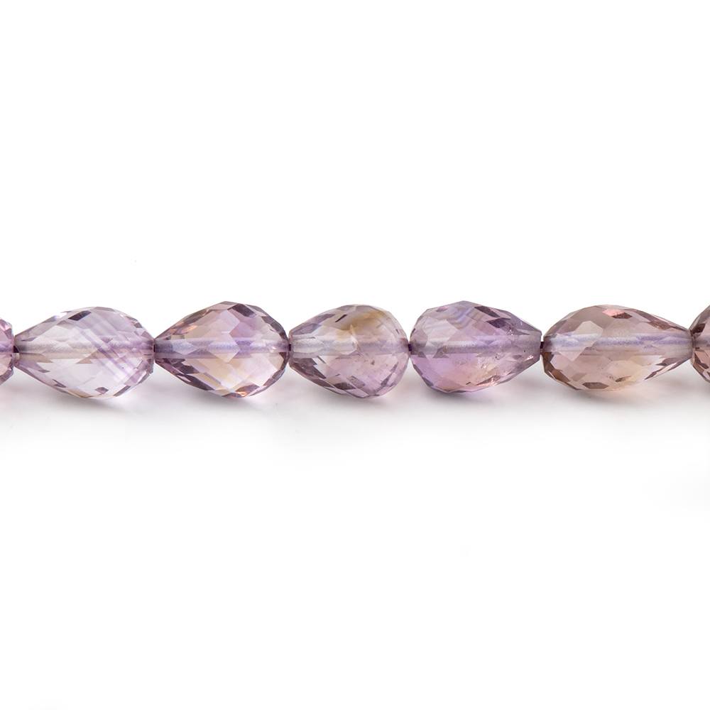 6x9 Amethyst Straight Drilled Faceted Tear Drop Beads 15.5 inch 44 pieces (ONLINE ORDER ONLY)
