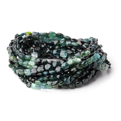 5-6mm Indicolite & Green Tourmaline Faceted Cushion 16 inch 58 Beads (ONLINE ORDER ONLY)