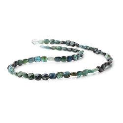 5-6mm Indicolite & Green Tourmaline Faceted Cushion 16 inch 58 Beads (ONLINE ORDER ONLY)