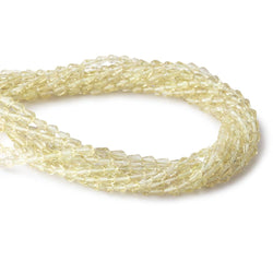 5-6mm Lemon Quartz Straight Drilled Faceted Tear Drop Beads 14 inch 60 pieces (ONLINE ORDER ONLY)