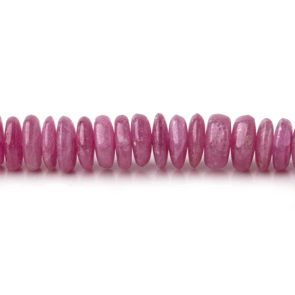 5-6mm Ruby Plain Heishi Beads 8 inch 106 pieces (ONLINE ORDER ONLY)