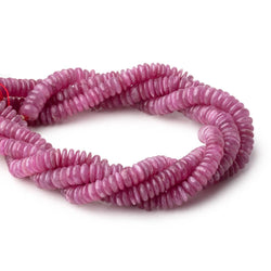 5-6mm Ruby Plain Heishi Beads 8 inch 106 pieces (ONLINE ORDER ONLY)