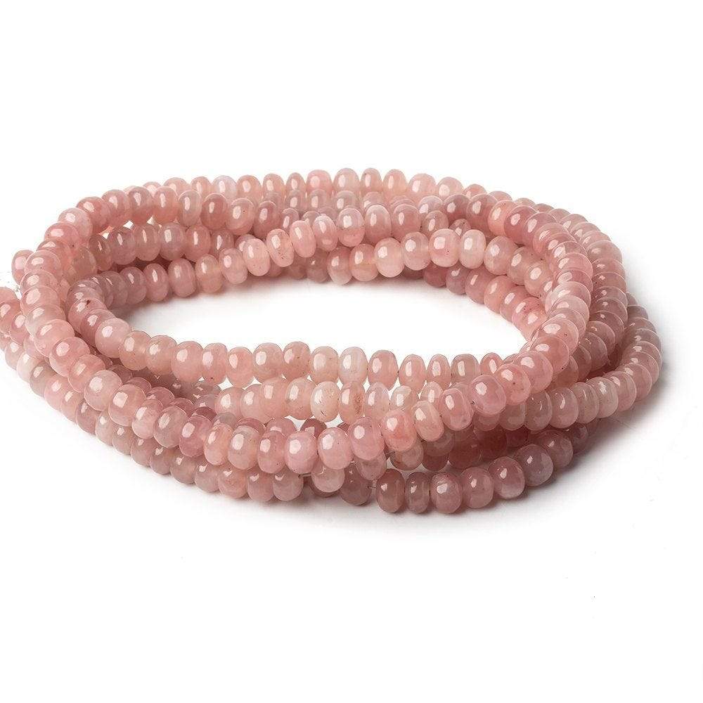 5-6mm Strawberry Quartz plain rondelles 18 inch 112 beads A (ONLINE ORDER ONLY)