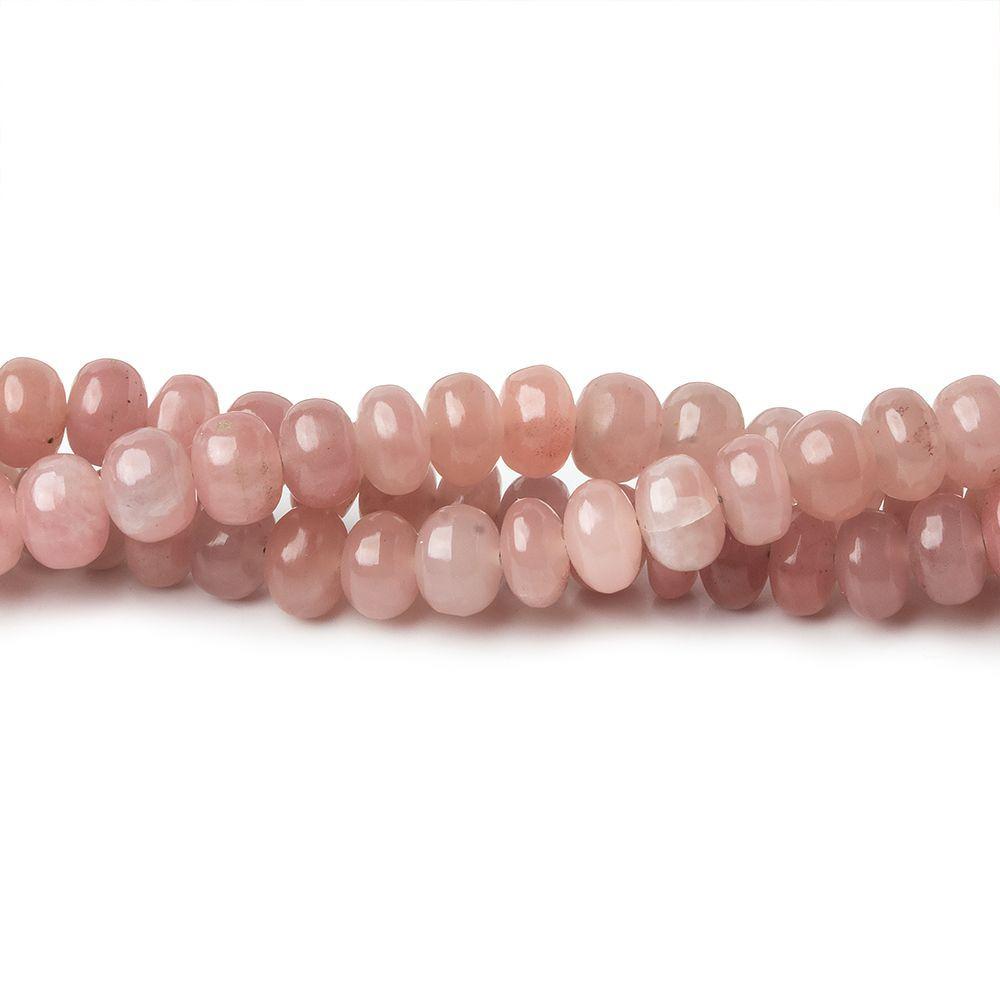 5-6mm Strawberry Quartz plain rondelles 18 inch 112 beads A (ONLINE ORDER ONLY)