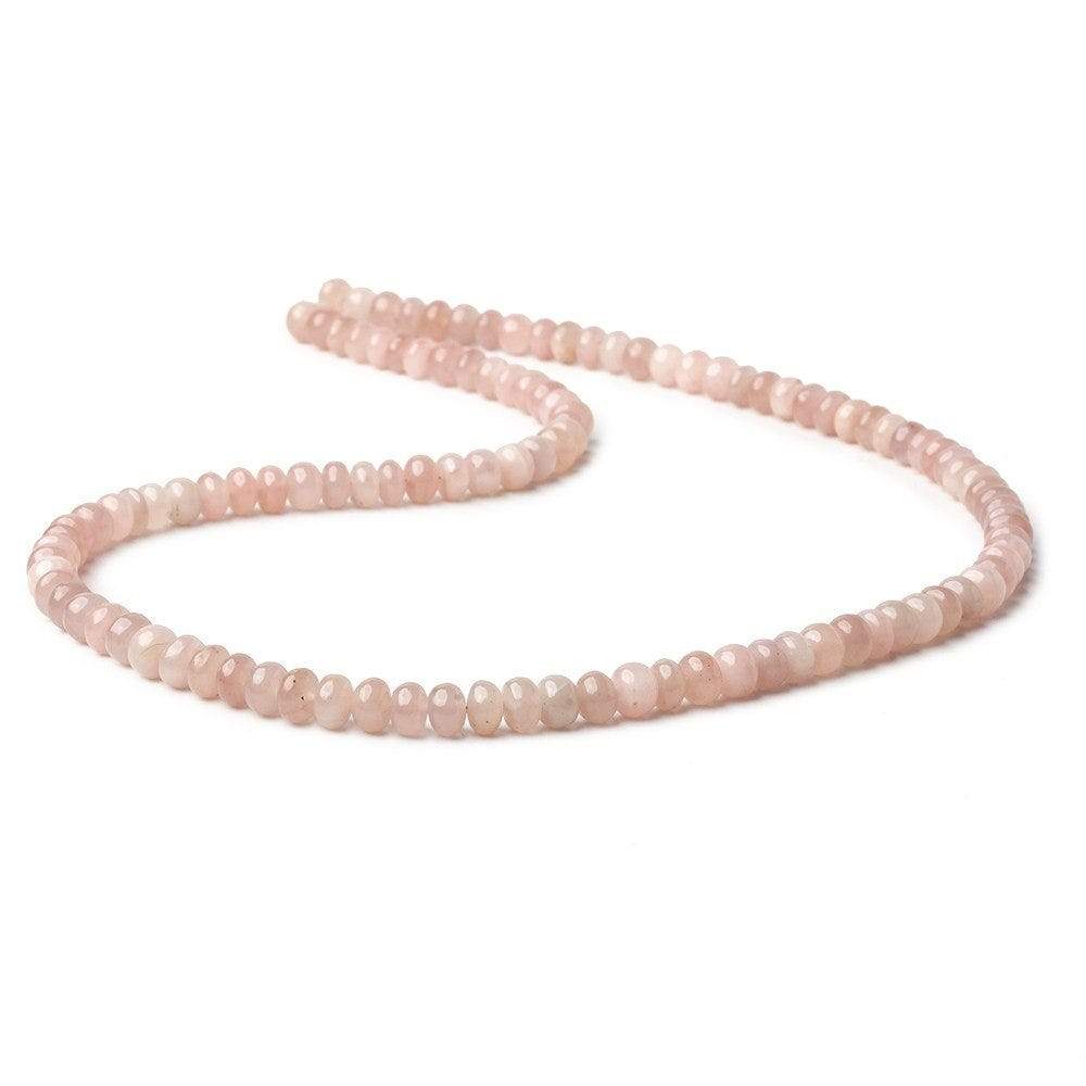 5-6mm Strawberry Quartz plain rondelles 18 inch 112 beads A (ONLINE ORDER ONLY)