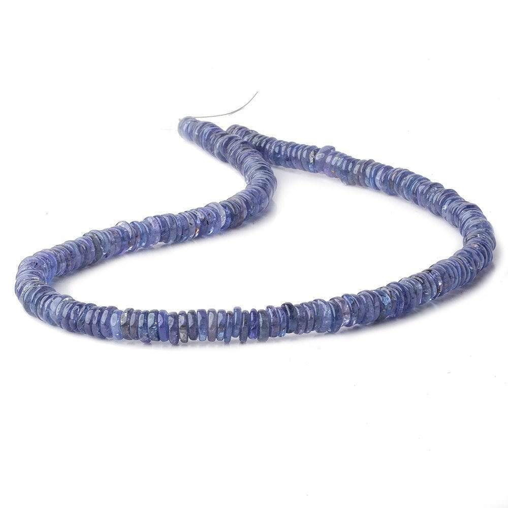 5-6mm Tanzanite plain heshi beads 14 inch 225 pieces A (ONLINE ORDER ONLY)