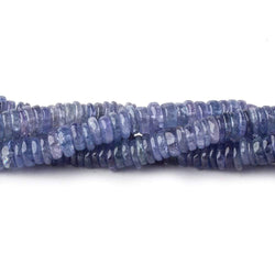 5-6mm Tanzanite plain heshi beads 14 inch 225 pieces A (ONLINE ORDER ONLY)