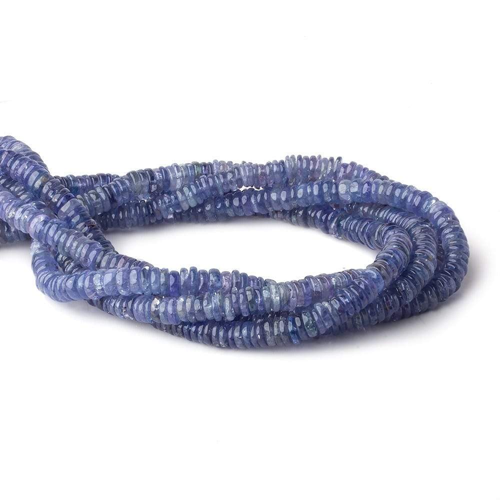 5-6mm Tanzanite plain heshi beads 14 inch 225 pieces A (ONLINE ORDER ONLY)