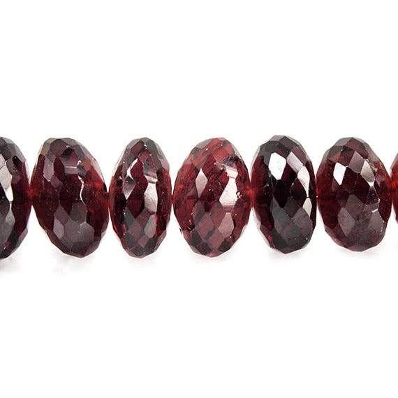 5 - 7.5mm Pyrope Almandite Garnet Faceted Rondelle Beads 16 inch 88 pieces (ONLINE ORDER ONLY)