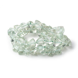 5-7mm Prasiolite Faceted Trillion Beads 14 inch 61 pieces AA (ONLINE ORDER ONLY)