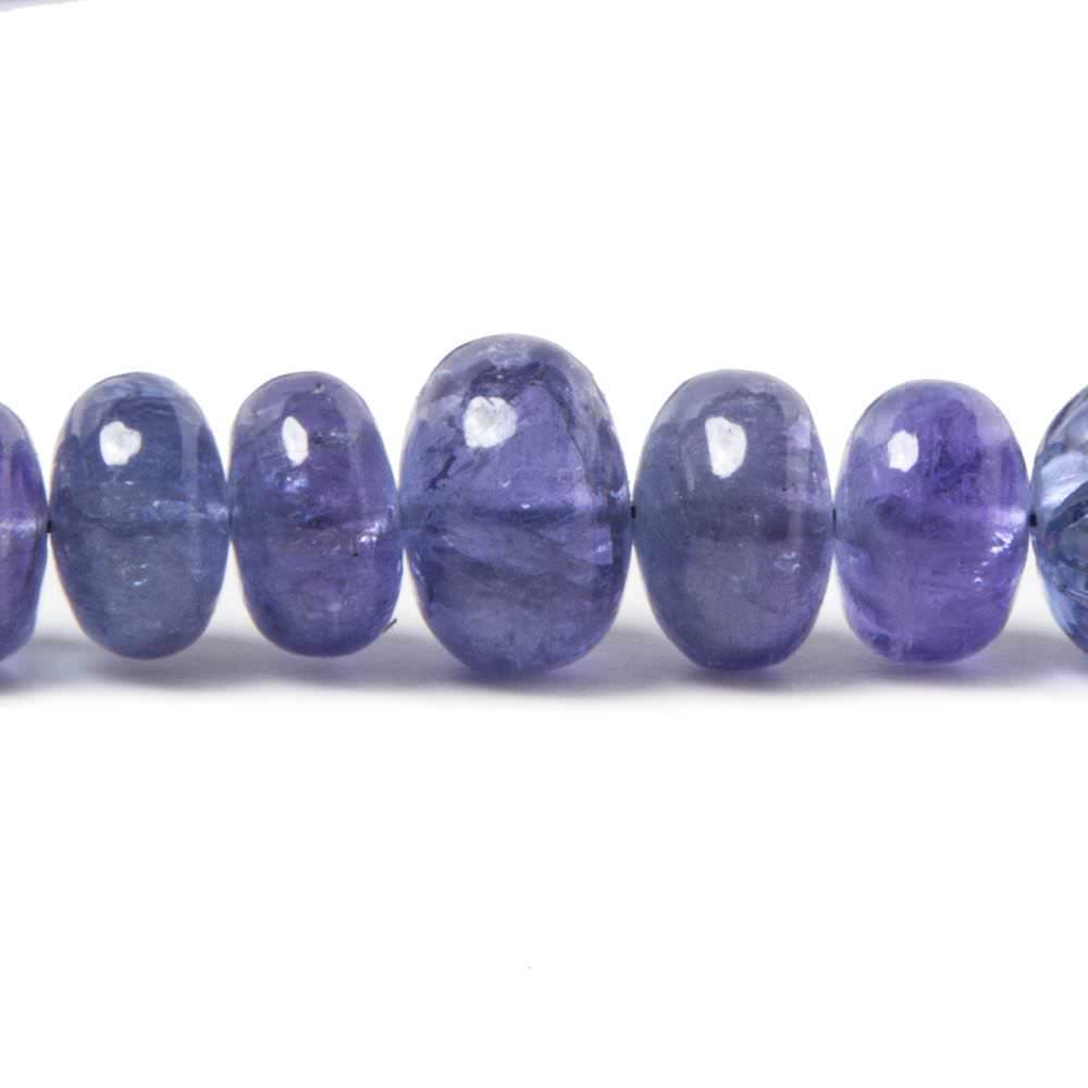 5-7mm Tanzanite Beads Plain Rondelle 15.5 inch 106 pieces (ONLINE ORDER ONLY)