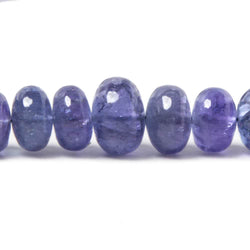 5-7mm Tanzanite Beads Plain Rondelle 15.5 inch 106 pieces (ONLINE ORDER ONLY)