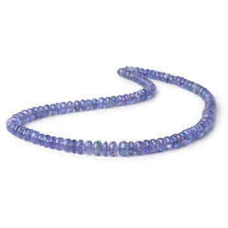 5-7mm Tanzanite Plain Rondelle Beads 15.75 inch 112 pieces (ONLINE ORDER ONLY)