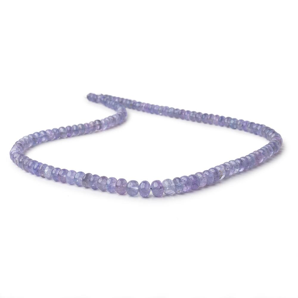 5-7mm Tanzanite Plain Rondelle Beads 18 inch 120 pieces (ONLINE ORDER ONLY)