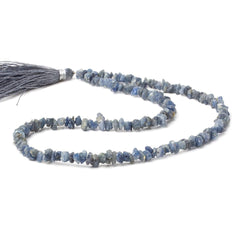5-8mm Blue Sapphire Crystal Chip Beads 14.5 inch 148 pieces (ONLINE ORDER ONLY)