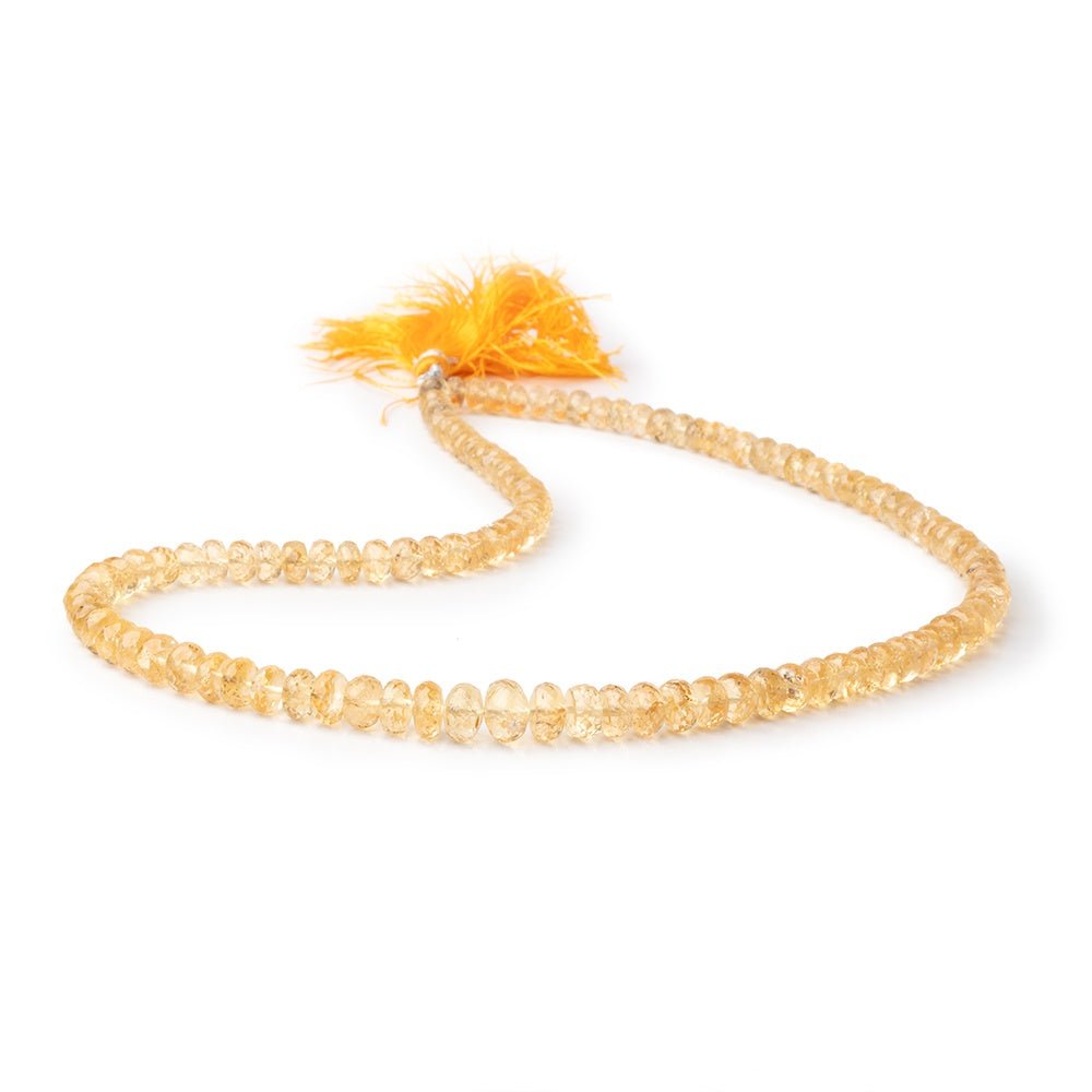 5-8mm Imperial Topaz faceted rondelle beads 17 inch 112 pieces (ONLINE ORDER ONLY)